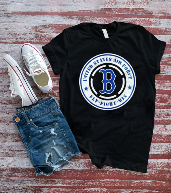 Boston Red Sox United States Air Force Fly Fight Win 2025 Military Appreciation Night T-Shirt