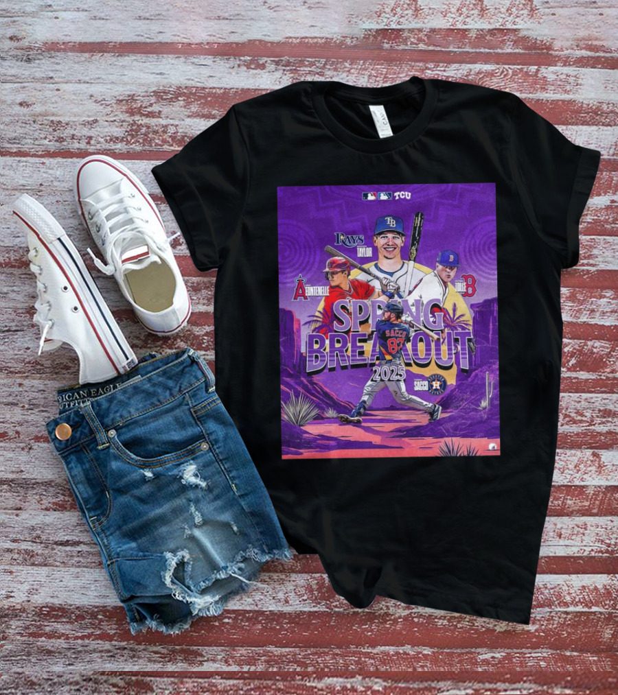 Brayden Taylor Cole Fontenelle Payton Tolle Tommy Sacco MLB Baseball Spring Breakout 2025 T-Shirt