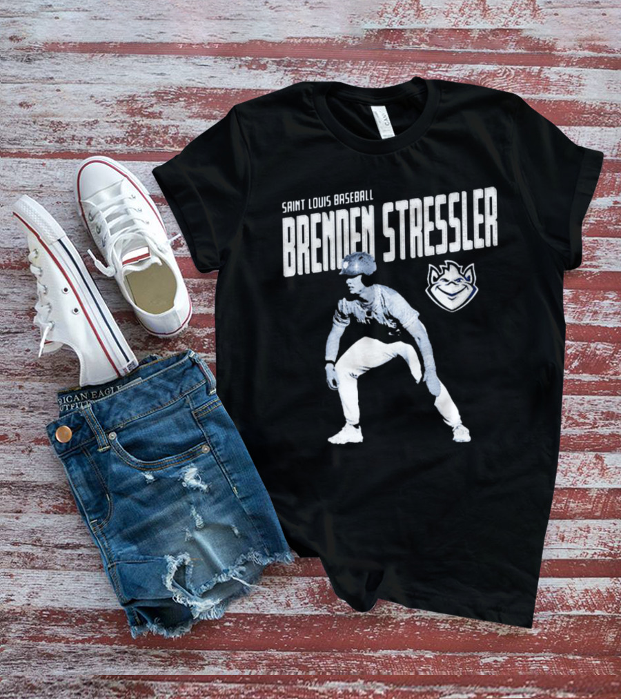Brenden Stressler Portrait Saint Louis Billikens Baseball NCAA Division I Graphic T-Shirt