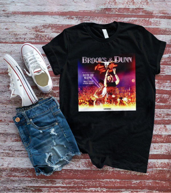 Brooks & Dunn Neon Moon Tour 2025 With Special Guest David Lee Murphy And Molly Tuttle & Golden Highway T-Shirt