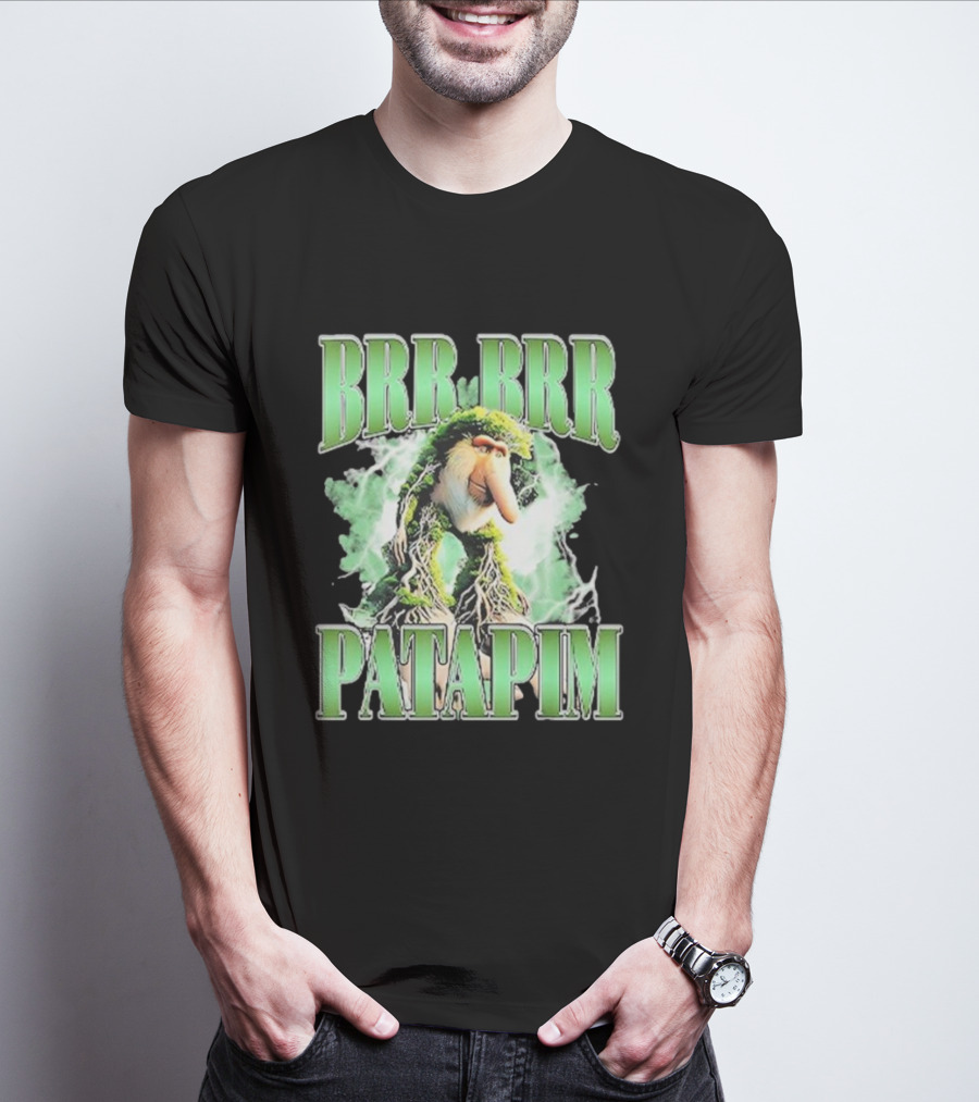 Brr Brr Patapim Italian Brainrot Meme T-Shirt