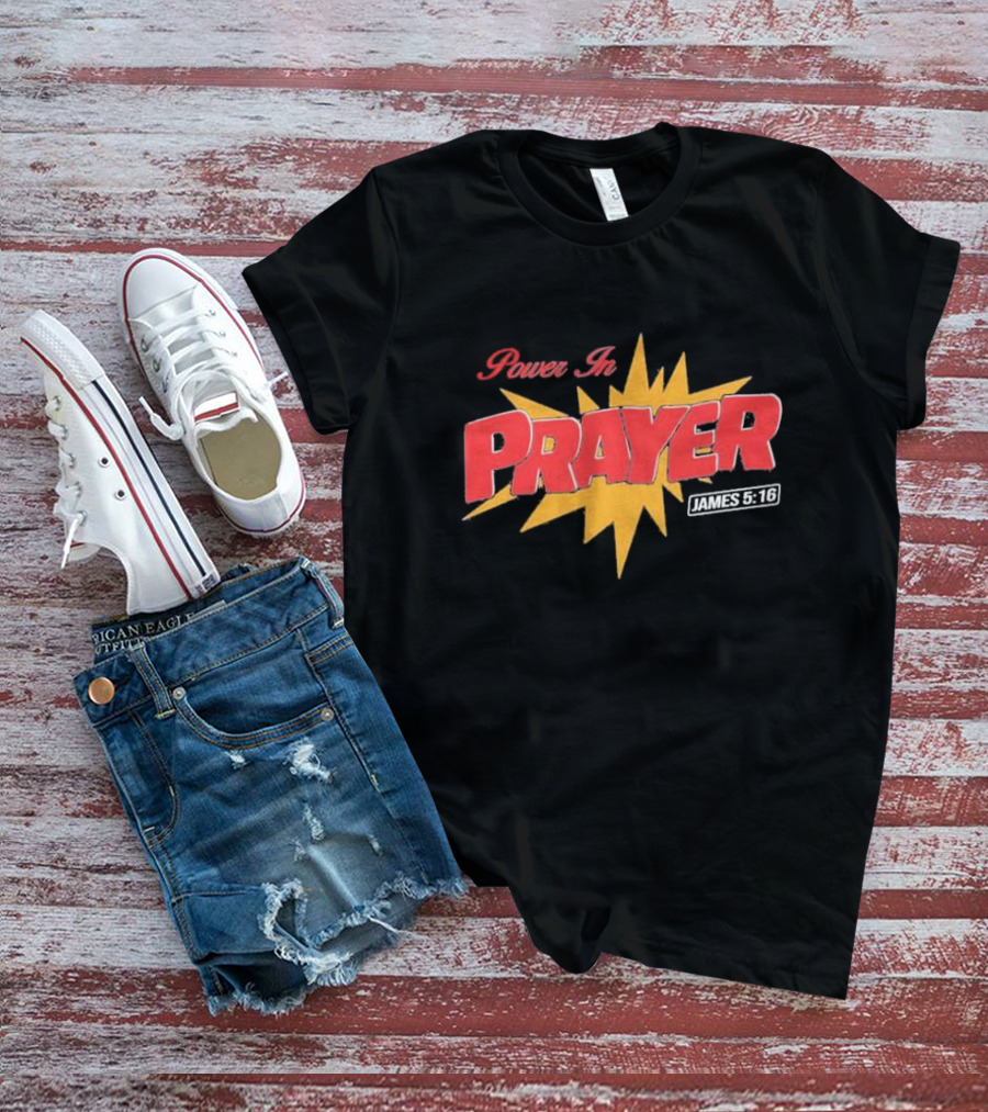 Bryce Crawford Merch Power In Prayer 90’s Cartoon T-Shirt