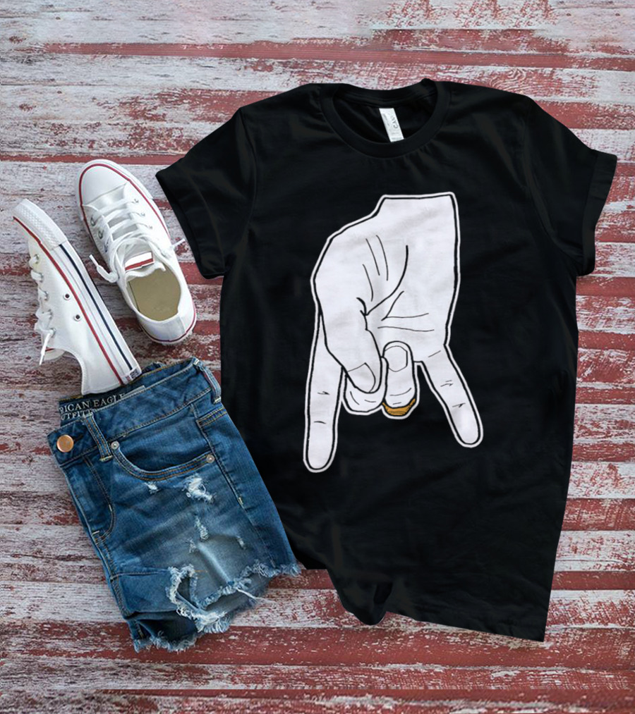 BTHO T.u. Horns Down Hand Gesture T-Shirt