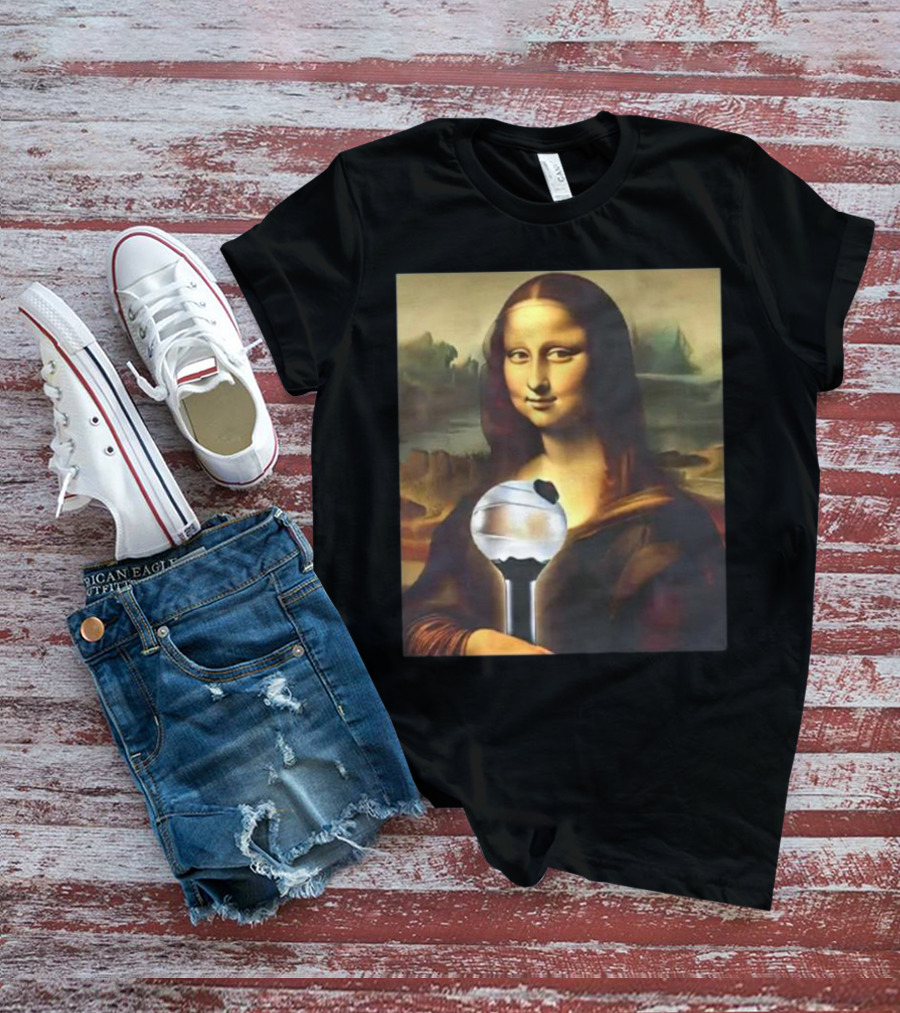 BTS J-hope Mona Lisa Holding ARMY Bomb T-Shirt