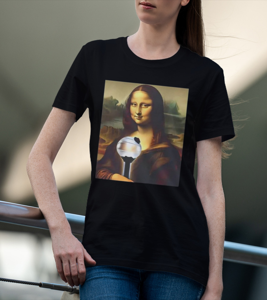 BTS J-hope Mona Lisa Holding ARMY Bomb T-Shirt