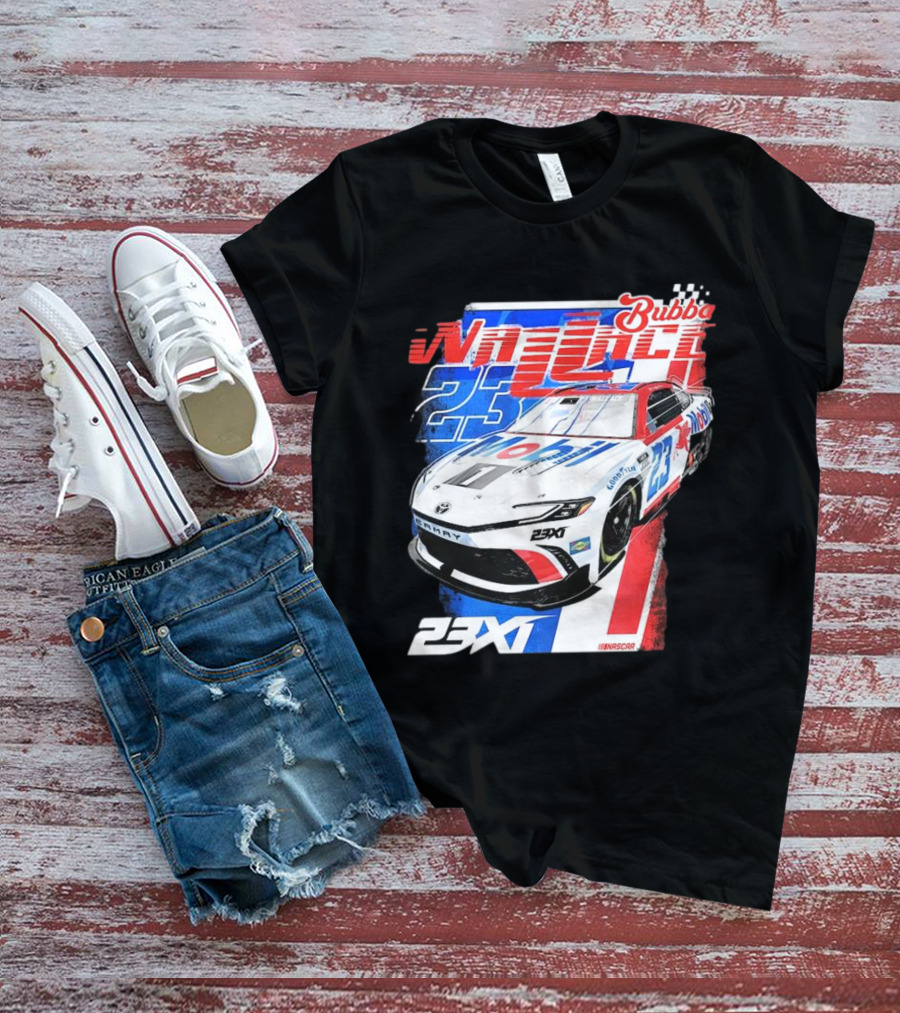 Bubba Wallace 23XI NASCAR Mobil 1 Camry Racing 23X1 T-Shirt