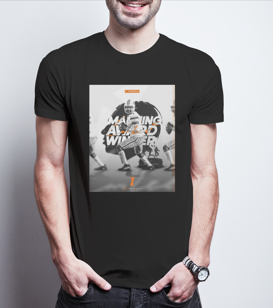 Cameron Ward Is Your Manning Award Winner Miami Hurricanes Football T-Shirt