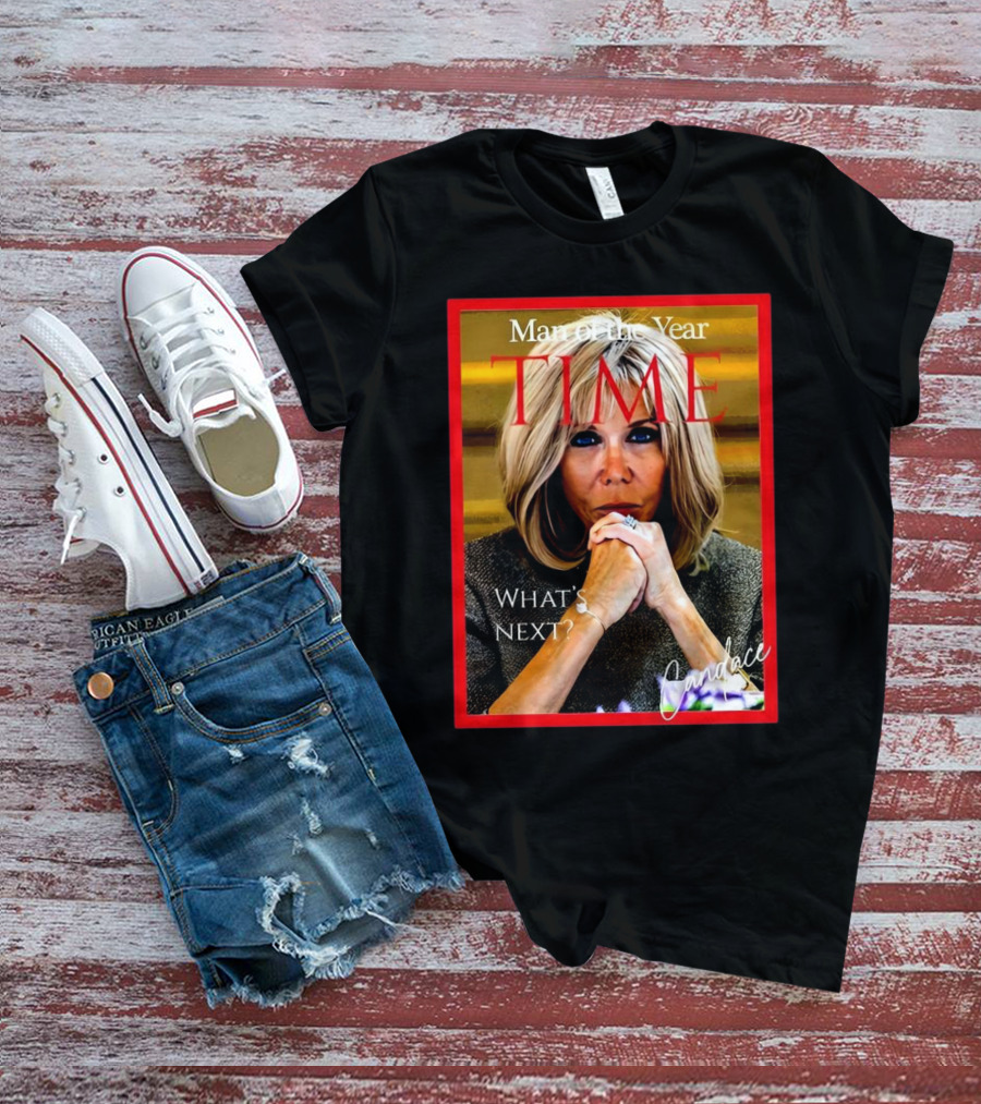 Candace Owens Brigitte Macron Man Of The Year Time T-Shirt