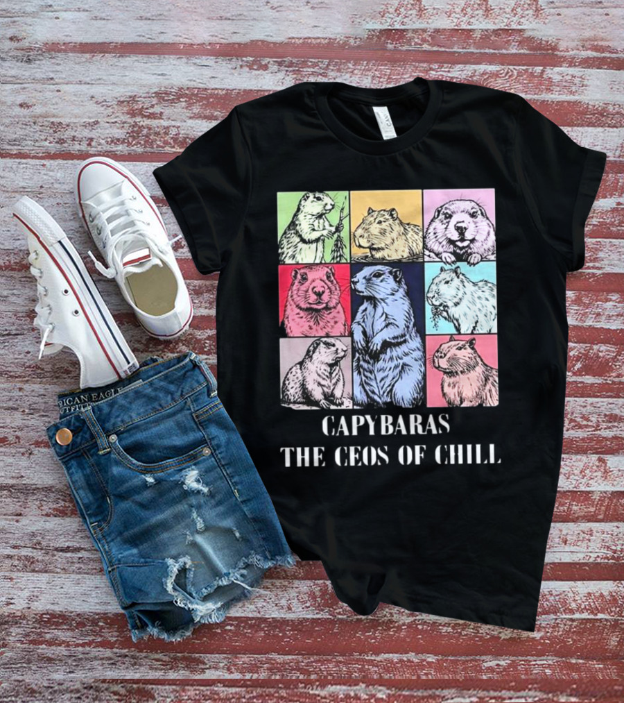 Capybaras The CEOS Of Chill T-Shirt