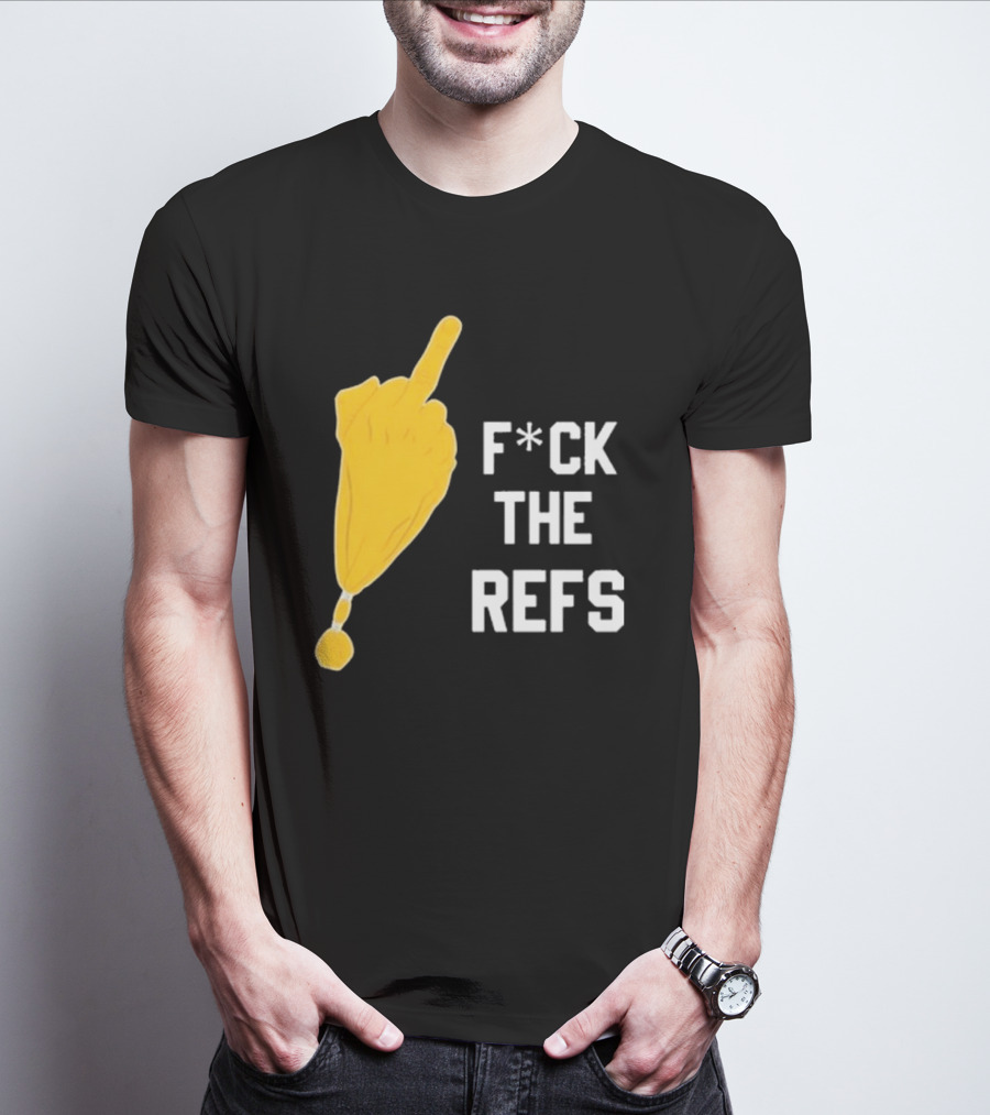 Censored Fuck The Refs Flag T-Shirt