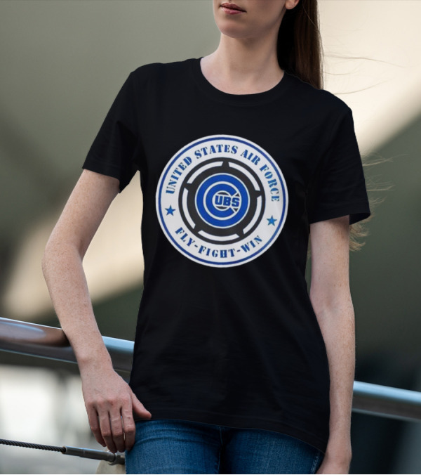 Chicago Cubs United States Air Force Fly Fight Win Military Appreciation Night 2025 T-Shirt