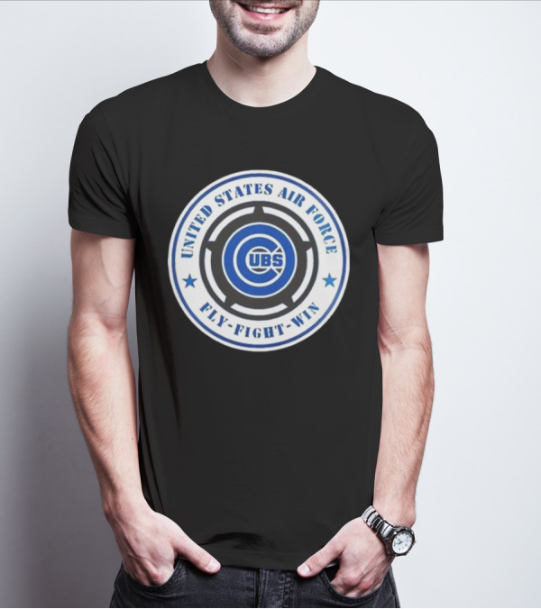 Chicago Cubs United States Air Force Fly Fight Win Military Appreciation Night 2025 T-Shirt