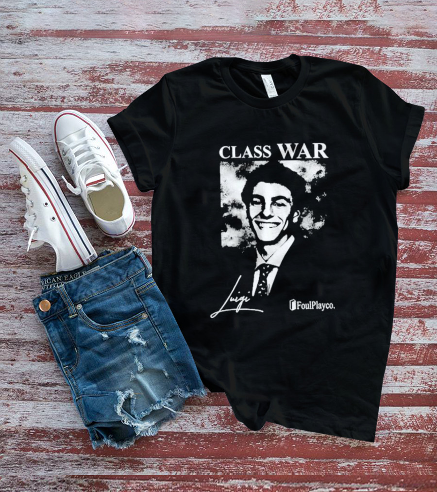 Class War Luigi Foul Play T-Shirt