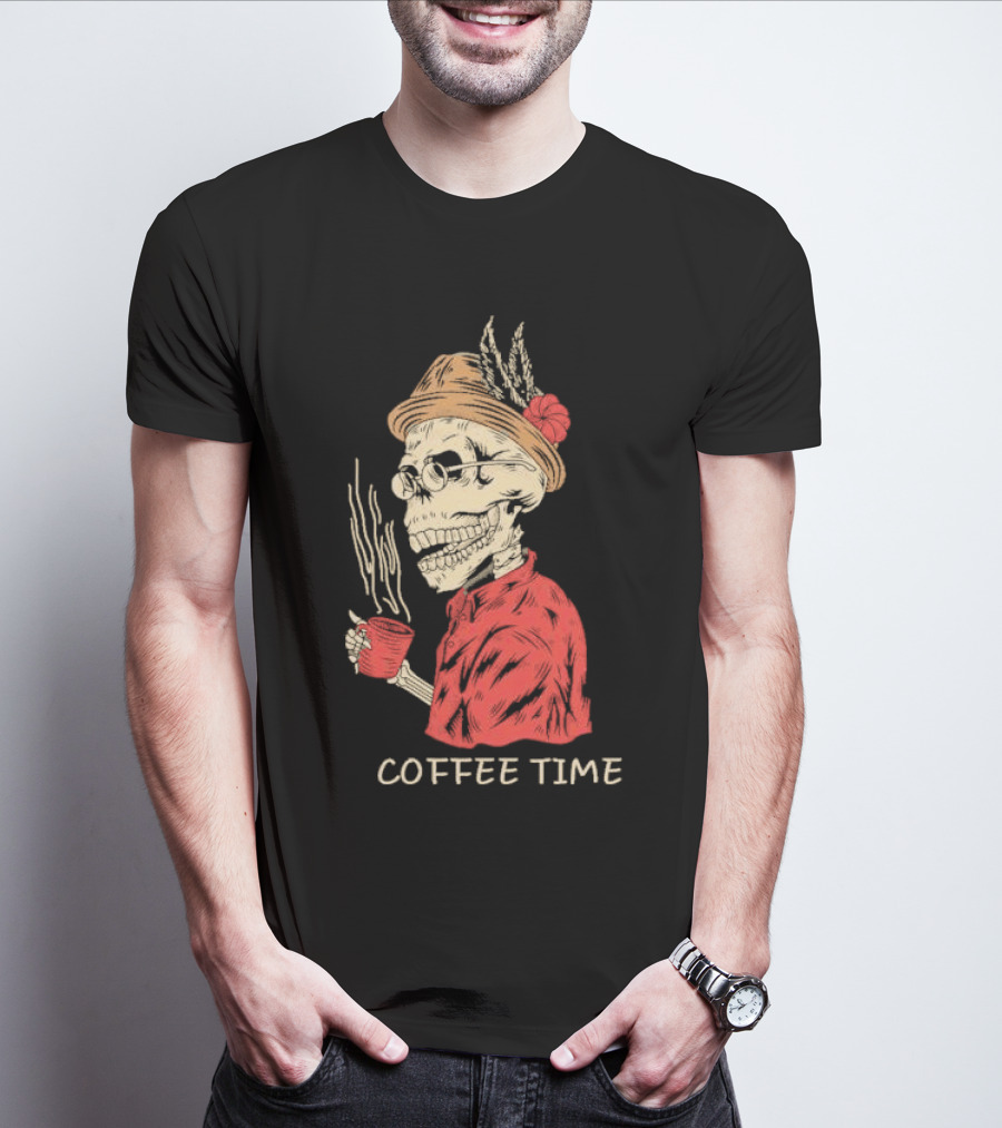Cowboy Coffee Time T-Shirt