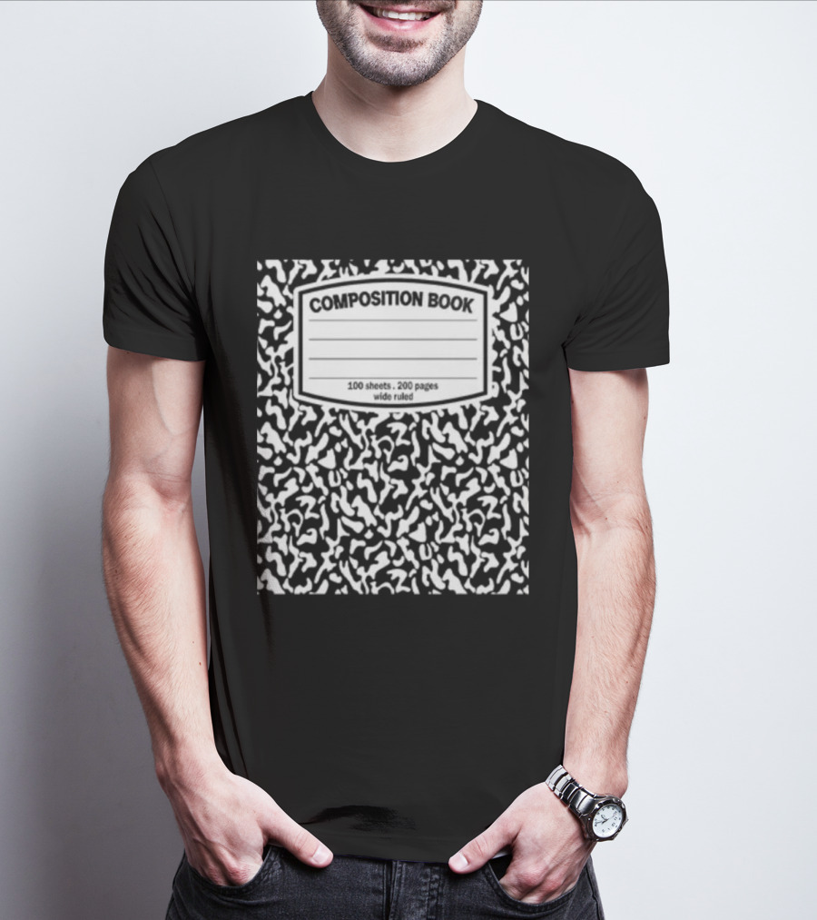 Composition Book Notebook T-Shirt