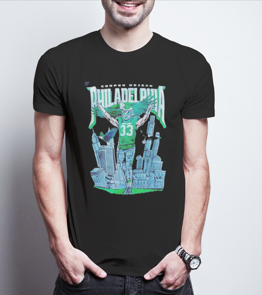Dark Horse X Cooper Dejean Philadelphia Eagles Skyline T-Shirt