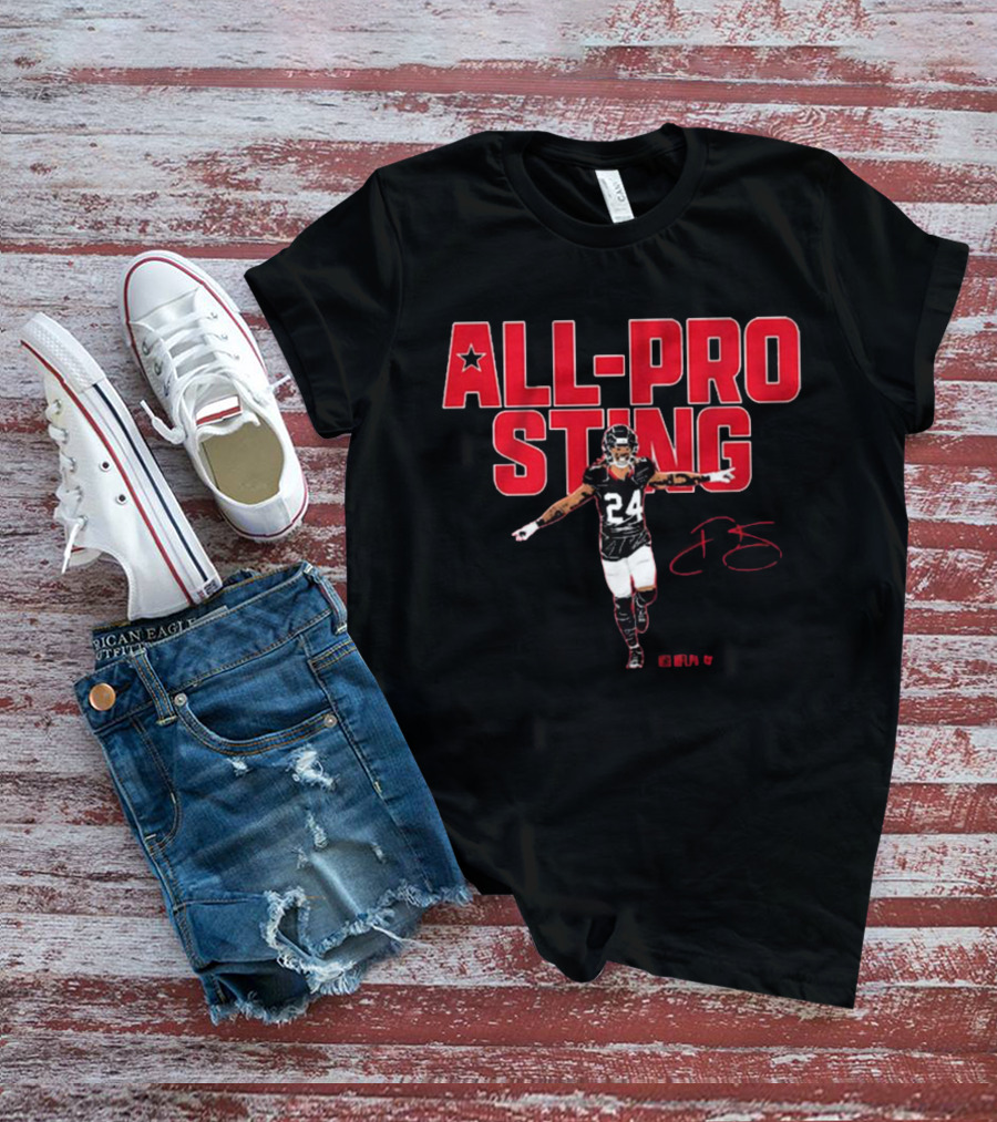 Derek Stingley Jr All-Pro Sting Houston Texans NFLPA Signature T-Shirt