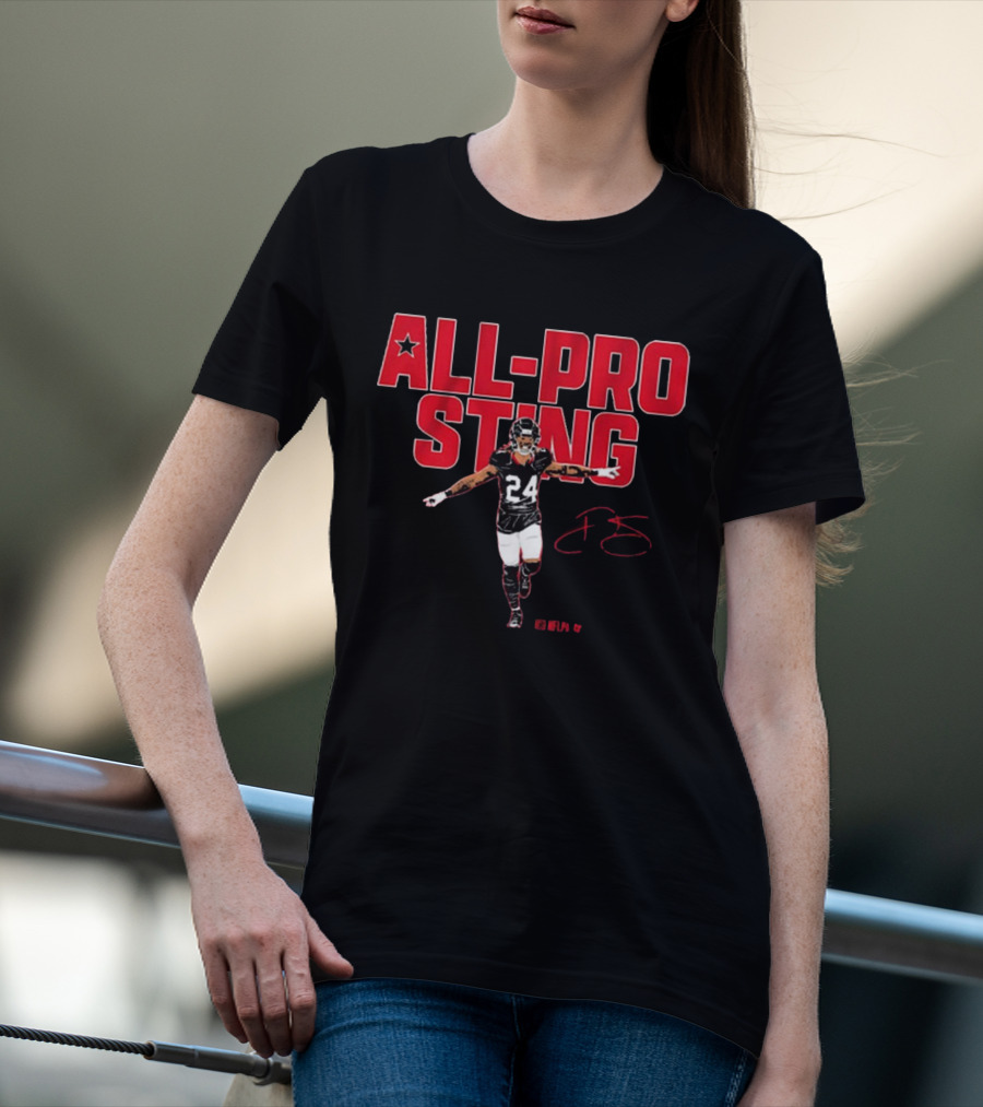Derek Stingley Jr All-Pro Sting Houston Texans NFLPA Signature T-Shirt