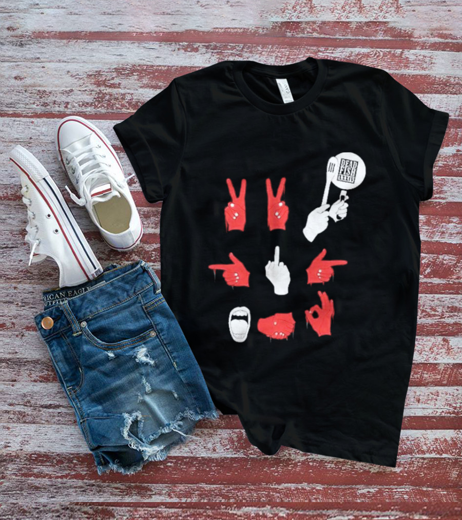 Dead Fish Moletom Careca Sangue Nas Maos 2025 T-Shirt