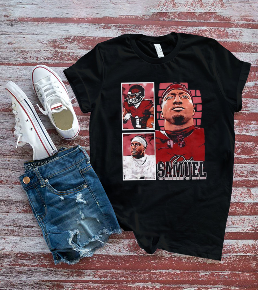 Deebo Samuel Washington Commanders NFLPA Football Signature Vintage T-Shirt