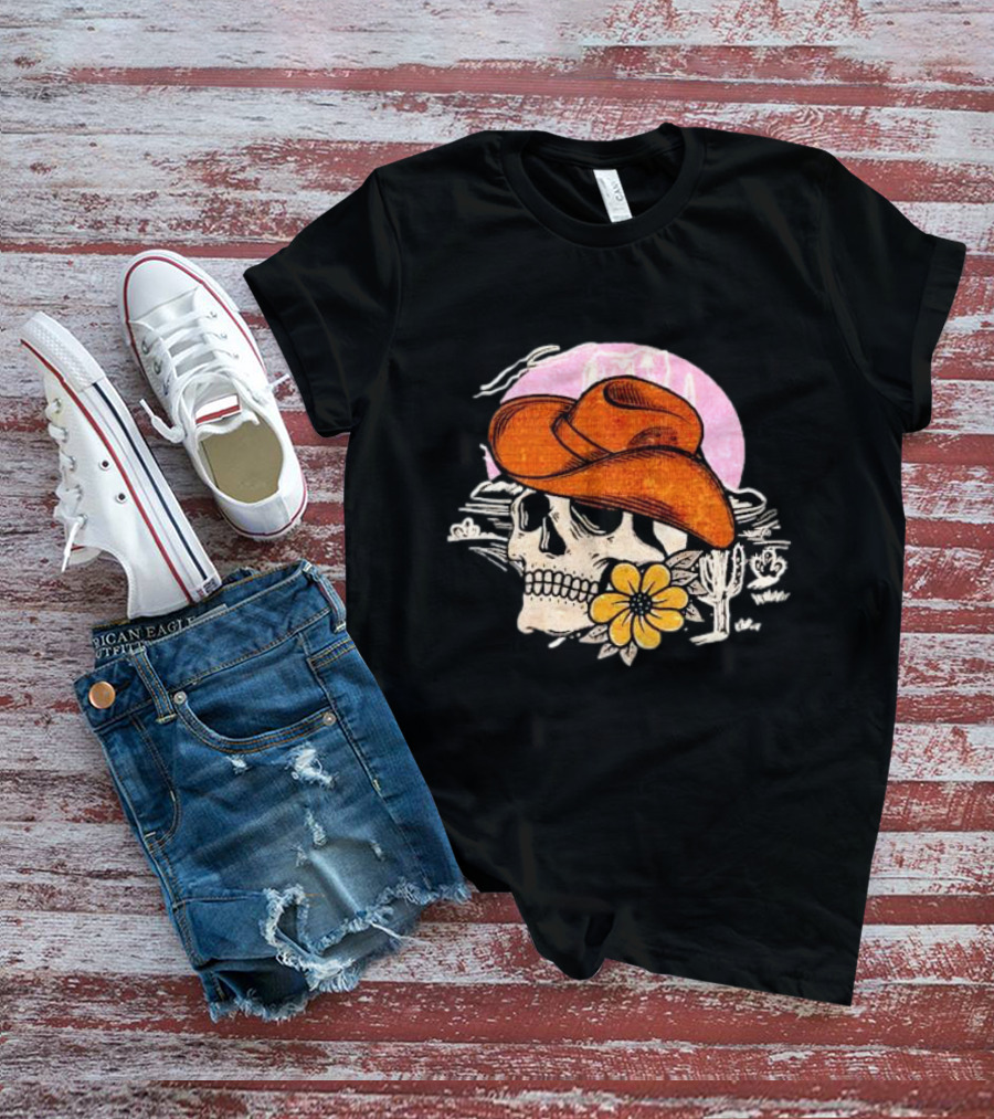 Desert Skeleton Western T-Shirt