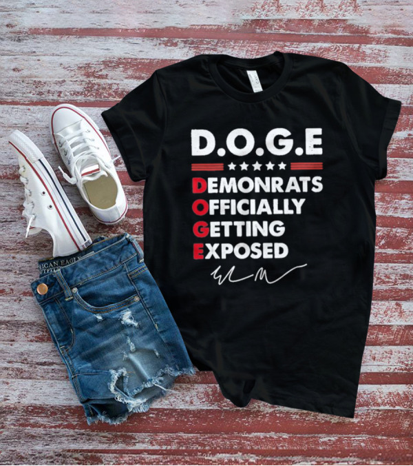 Doge Department Of Government Efficiency Signature T-Shirt