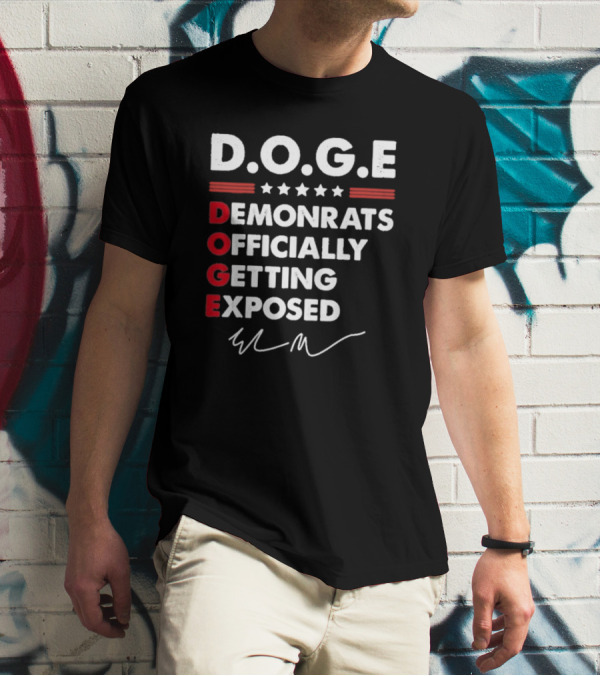 Doge Department Of Government Efficiency Signature T-Shirt