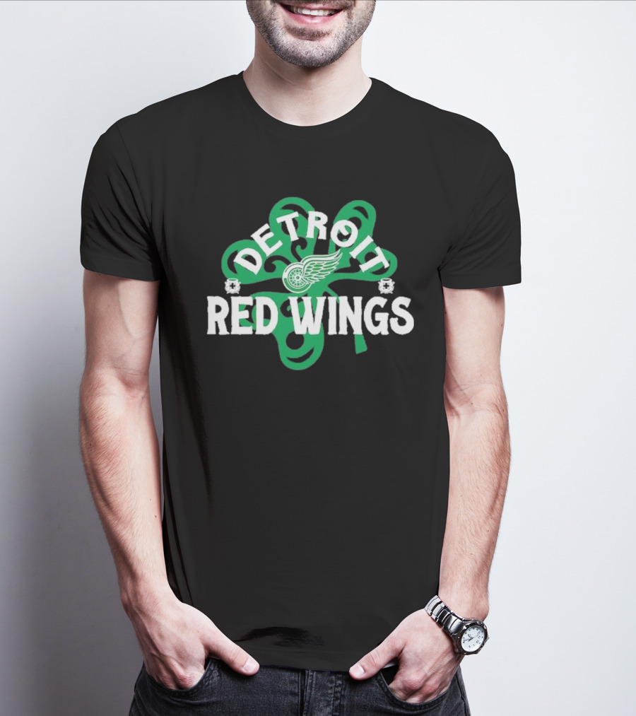 Detroit Hockey St. Patrick’s Day Richmond Shamrock T-Shirt