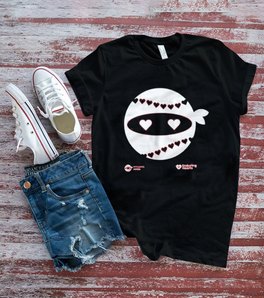 Enduring Hearts Pitching Ninja T-Shirt