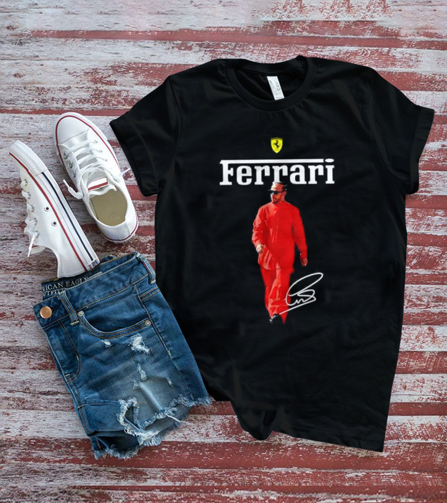 Ferrari Lewis Hamilton Signature T-Shirt
