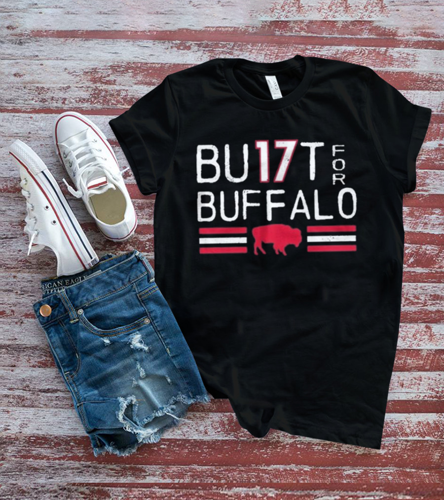 Eric Wood Wearing Bu17t For Buffalo Built For Buffalo T-Shirt