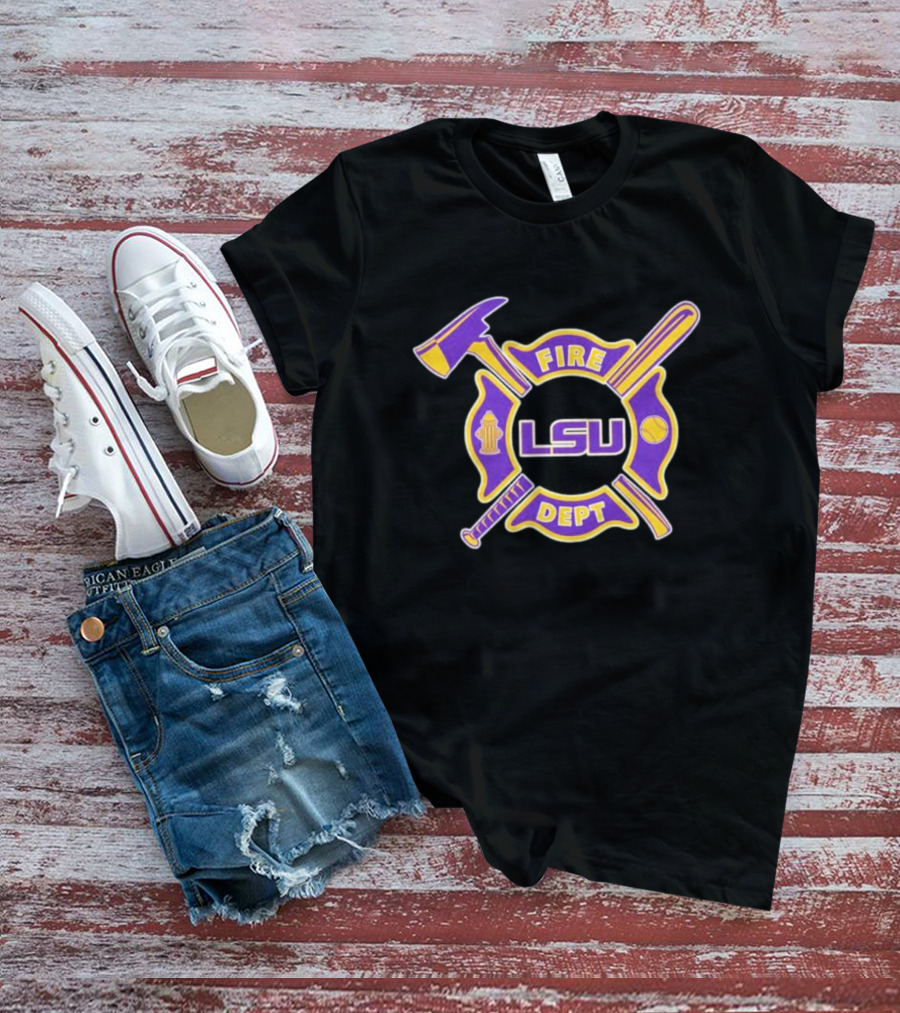 Fire Dept X LSU Tigers T-Shirt