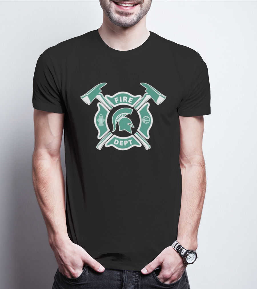 Fire Dept X Michigan State Spartans T-Shirt