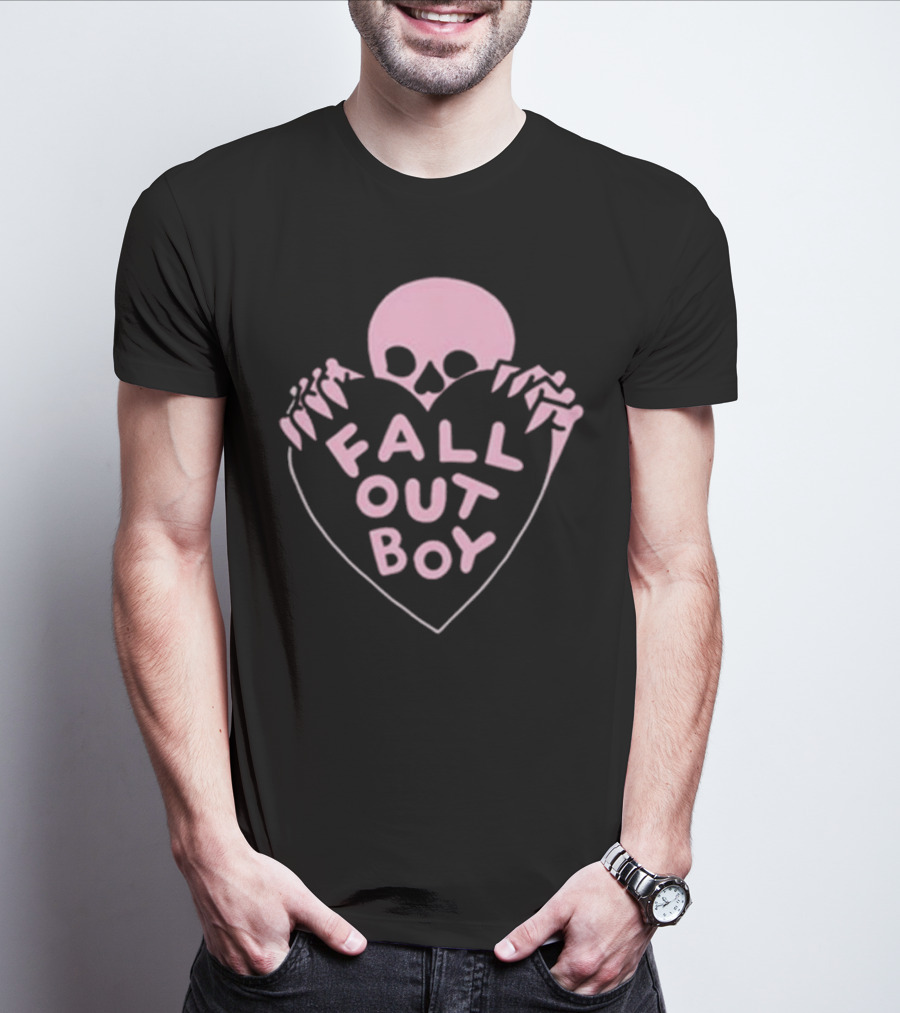 Falloutboy Skeleton Heart T-Shirt