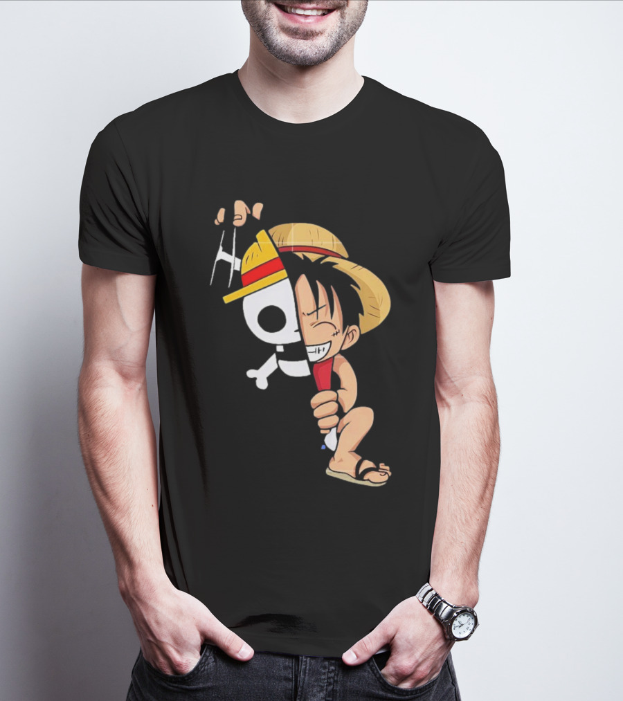 Funny Monkey D Luffy One Piece Anime Character T-Shirt