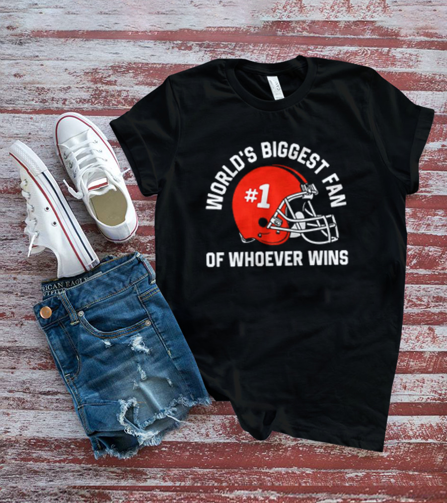 Helmet World’s Biggest Fan Of Whoever Wins T-Shirt