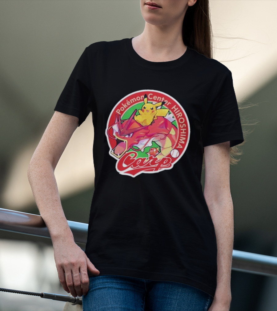 Hiroshima Toyo Carp X Pokémon Center Hiroshima T-Shirt