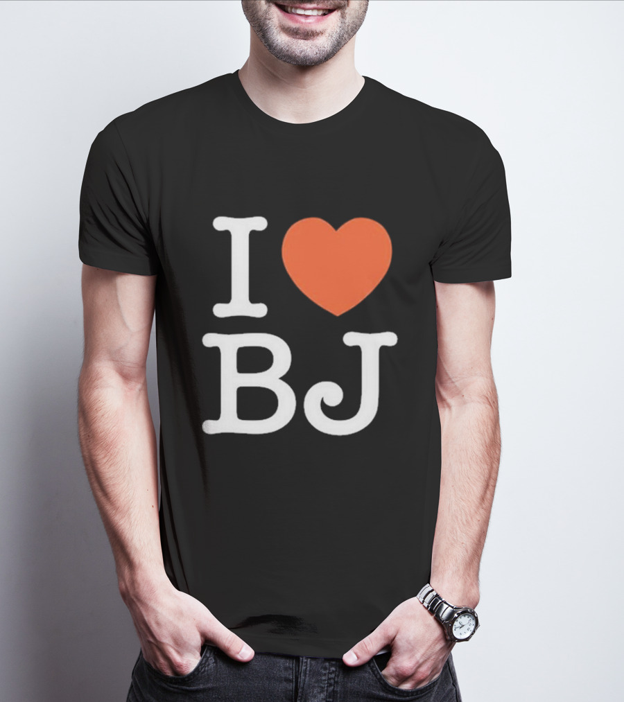 I Love Bj Ben Johnson T-Shirt