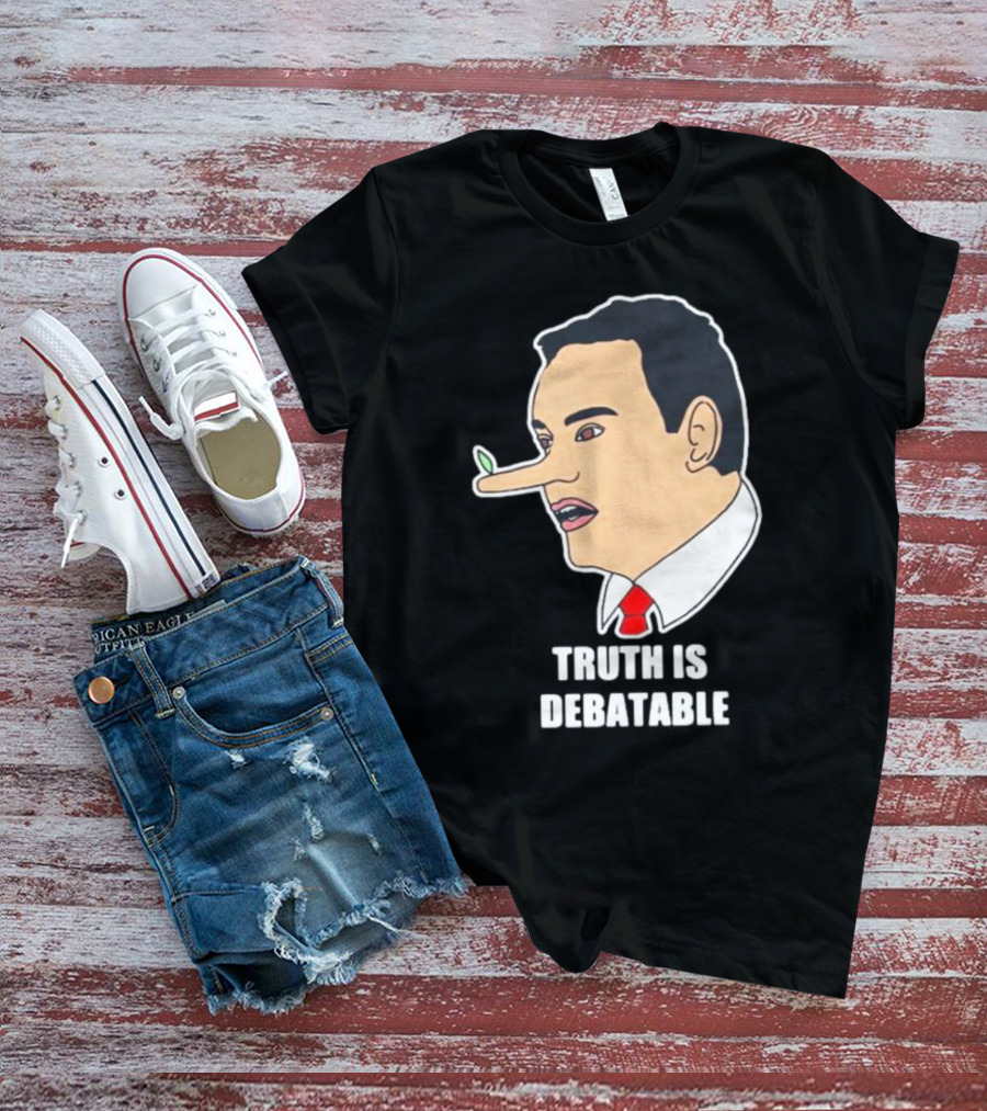 Funny George Santos Congressman Truth Is Debatable Nose T-Shirt