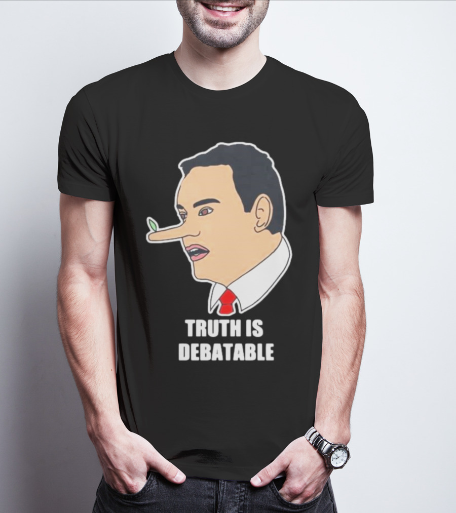 Funny George Santos Congressman Truth Is Debatable Nose T-Shirt