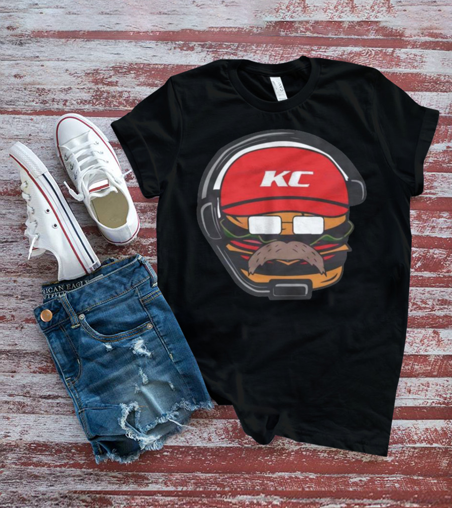 Andy Reid Hamburger KC Kansas City Chiefs T-Shirt
