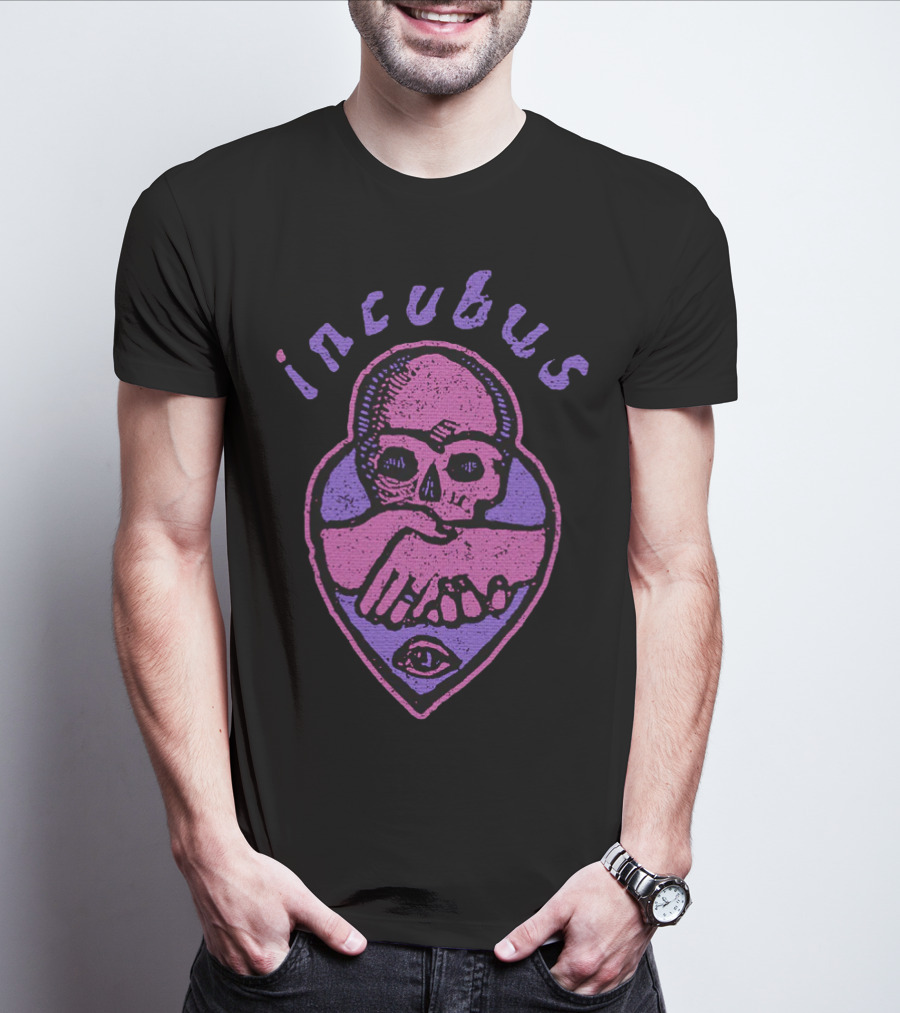 Incubus Skull Handshake T-Shirt