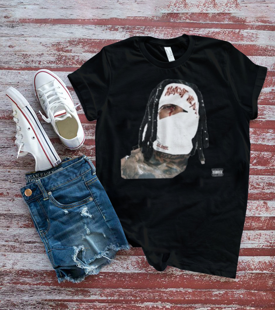 Almost Healed Lil Durk Explicit Content Masked Face T-Shirt