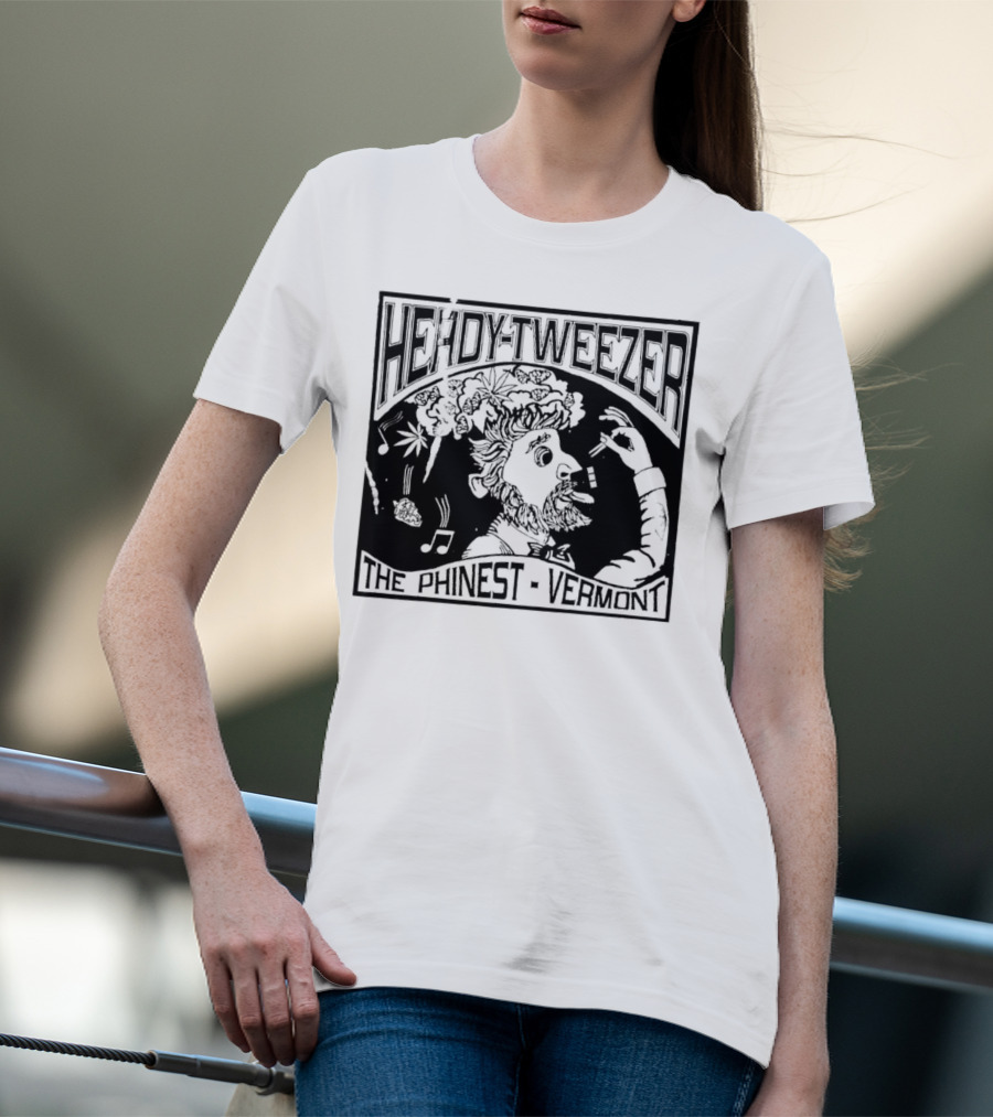 Heady-Tweezer Phinest Vermont Musical Clouds And Creative T-Shirt