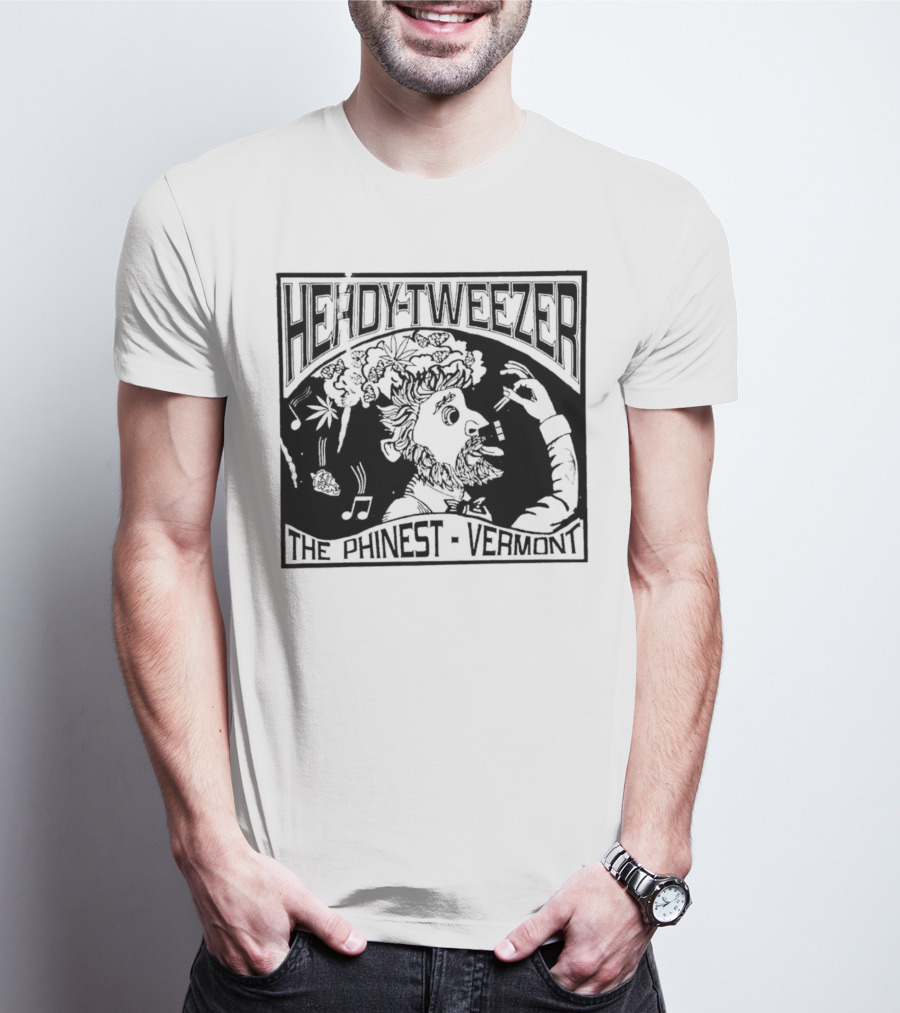 Heady-Tweezer Phinest Vermont Musical Clouds And Creative T-Shirt