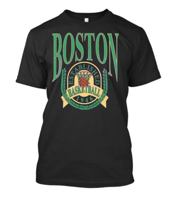 Boston Celtics Established Basketball 1946 NBA Season T-Shirt