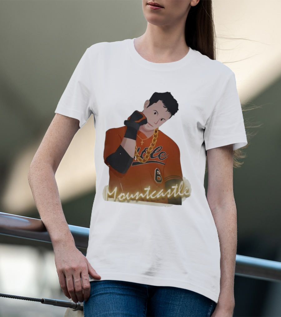 Mountcastle Neon Ryan Mountcastle Orioles Jersey Number Six T-Shirt