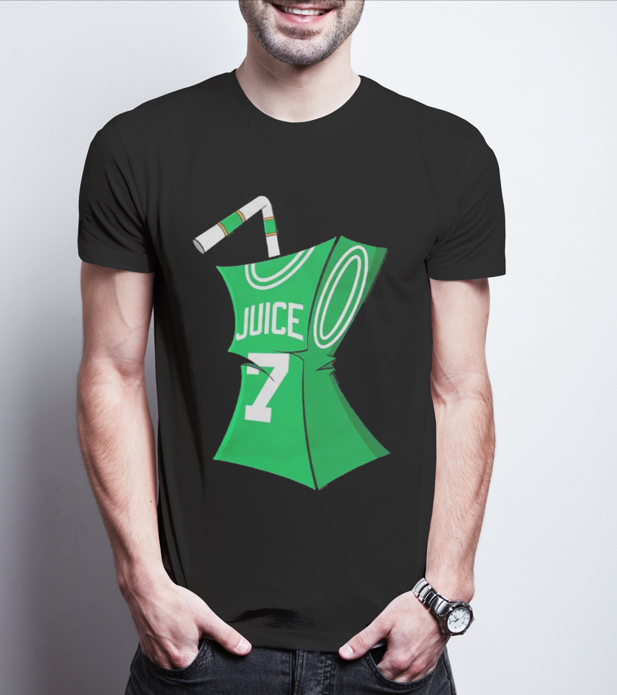 Juice Number 7 Jaylen Brown Boston Celtics Jersey T-Shirt