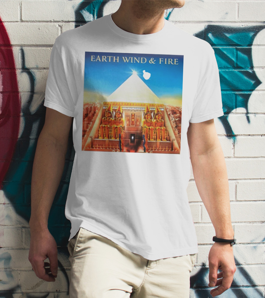 Earth Wind And Fire Pyramid And Sphinx T-Shirt