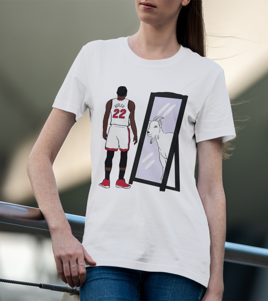 Jimmy Butler 22 Mirror Reflection Goat T-Shirt